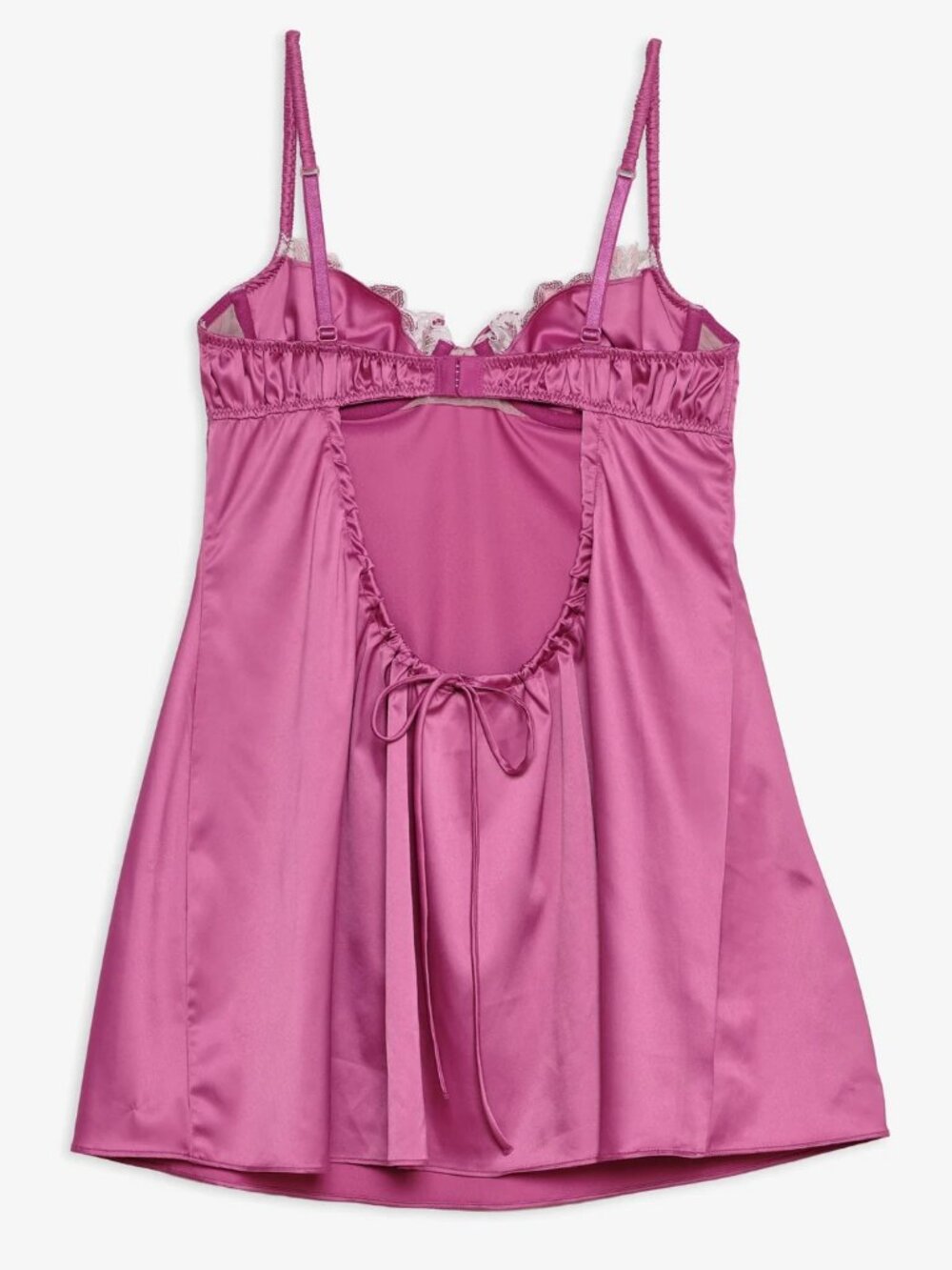 For Love & Lemons Lanai Slip Dress - Hot Pink | Embroidered | S | NWT - Picture 2 of 7